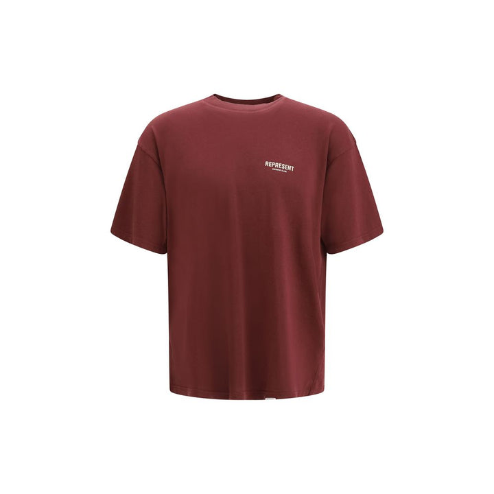 Represent Bordeaux Cotton T-Shirt