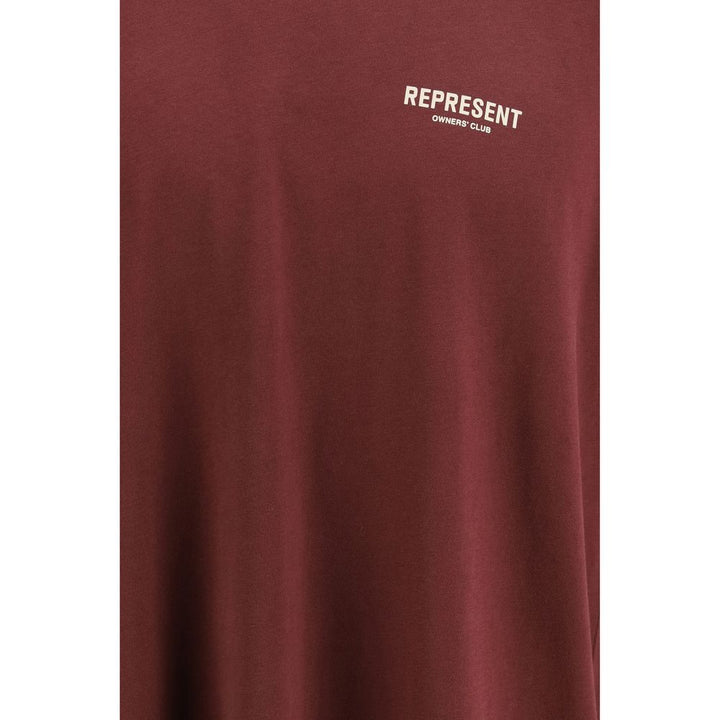 Represent Bordeaux Cotton T-Shirt