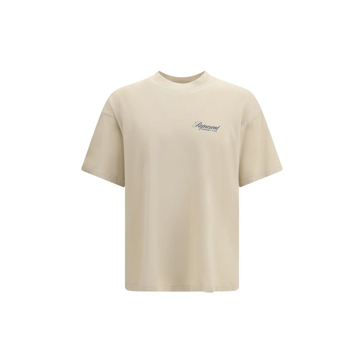 Represent Beige Cotton T-Shirt