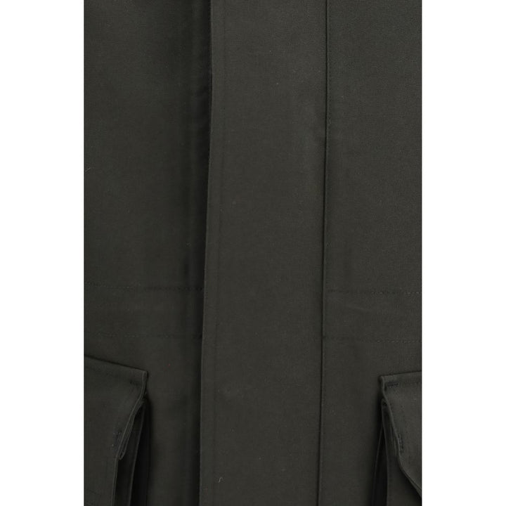 GR10K Black Polyester Parka