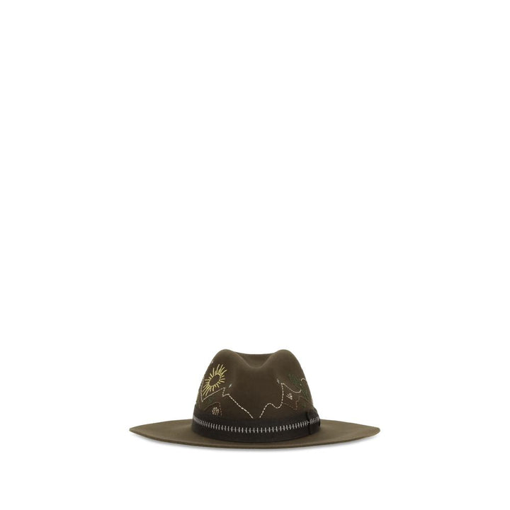 Golden Goose Bicolor Wool Oves Aries Fedora