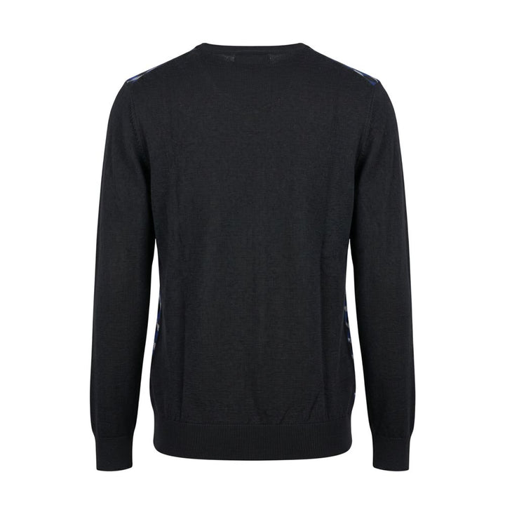 Roberto Pepe Luxury Blue Wool Men's Sweater