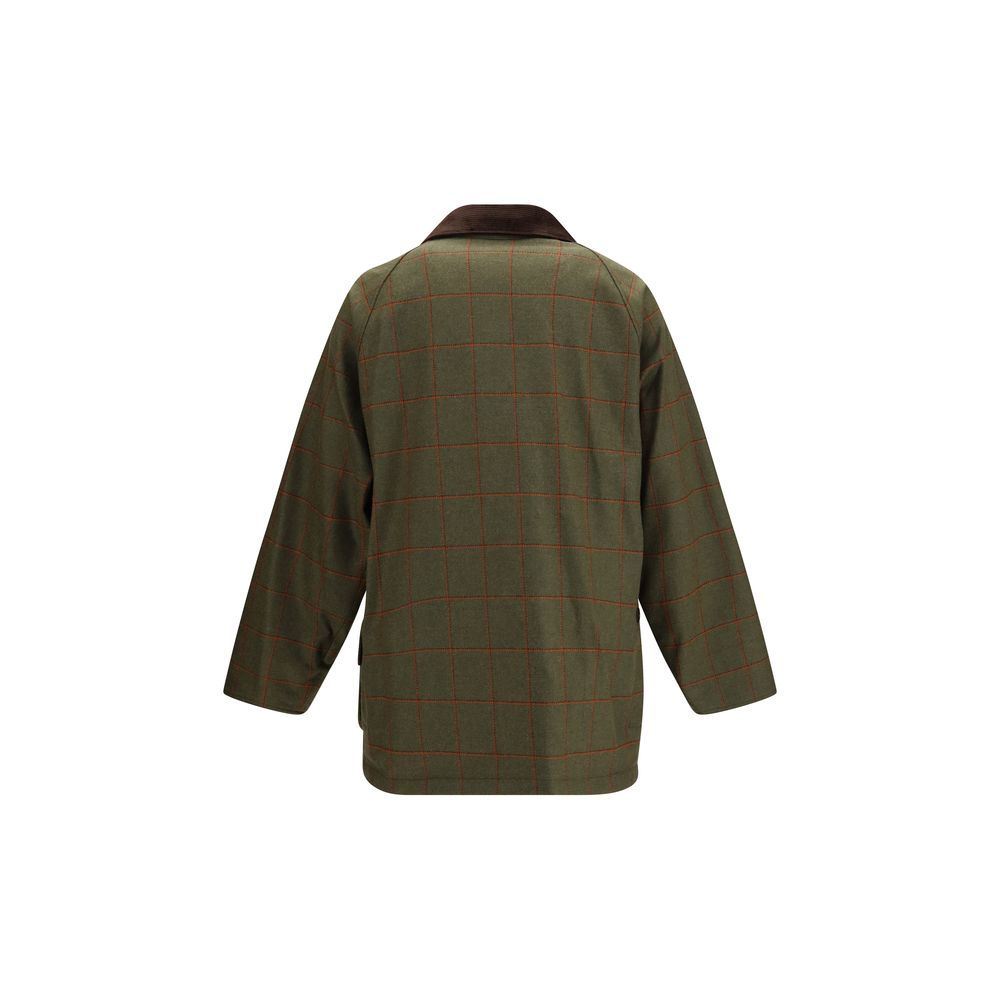 Barbour Bicolor Wool Oves Aries Full-Length Jacket