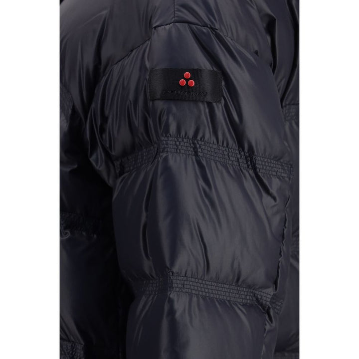 Peuterey Blue Polyamide Full-Length Jacket