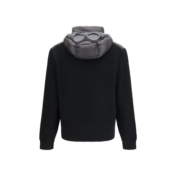 C.P. Company Black Wool Oves Aries Shell Jacket