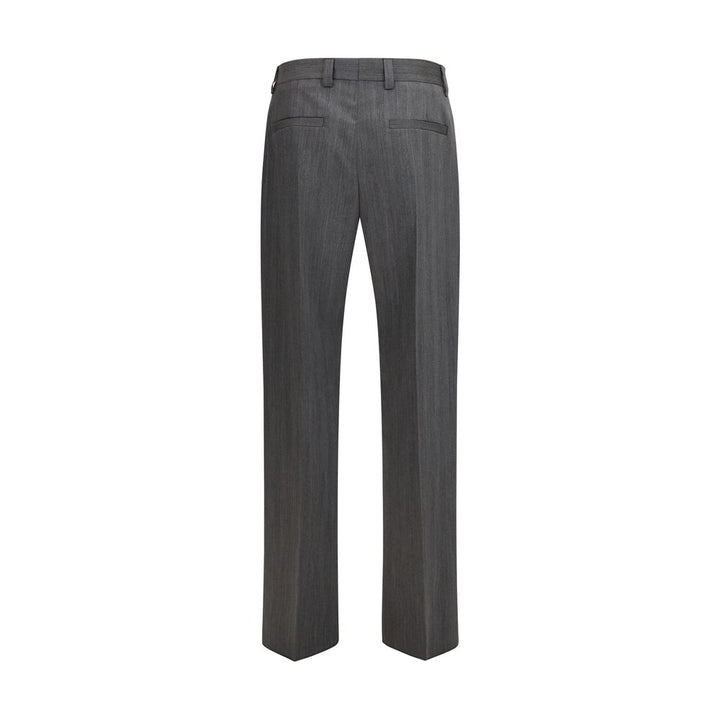 Valentino Garavani Gray Wool Oves Aries Dress Pants