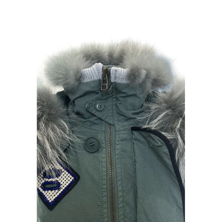 Mr&Mrs Italy Green Cotton Women's Jacket
