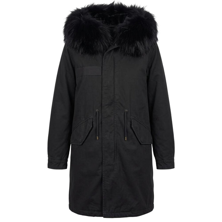 Mr&Mrs Italy Black Cotton Women Jacket
