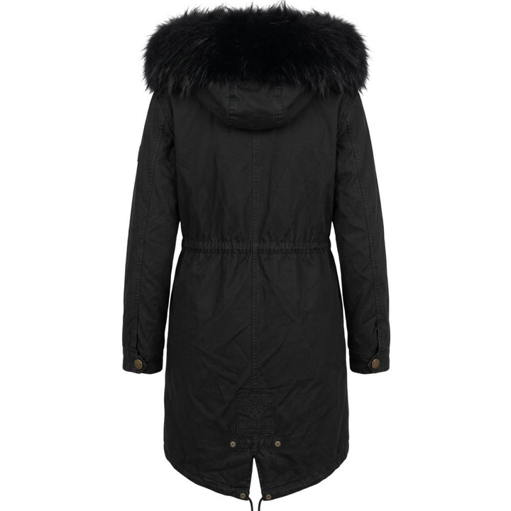 Mr&Mrs Italy Black Cotton Women Jacket