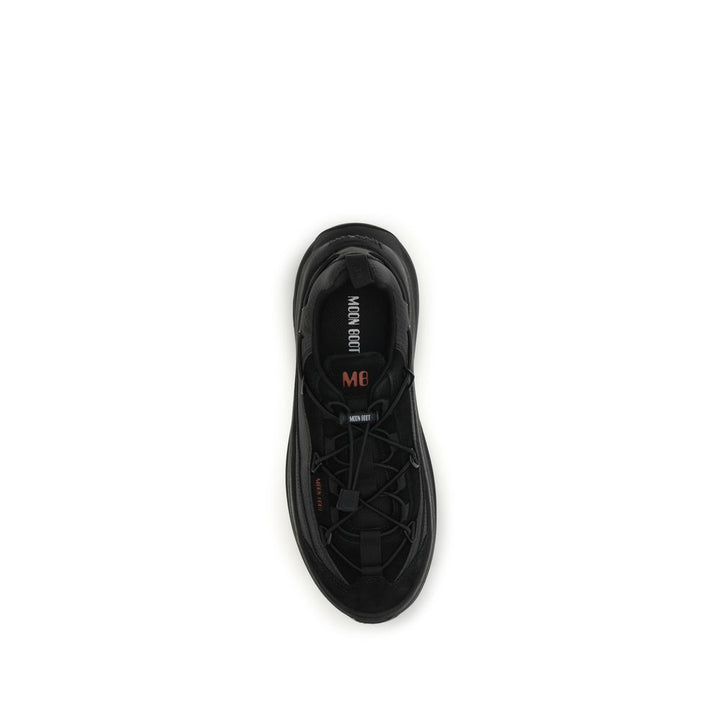 Moon Boot Black Polyester Athletic Sneakers
