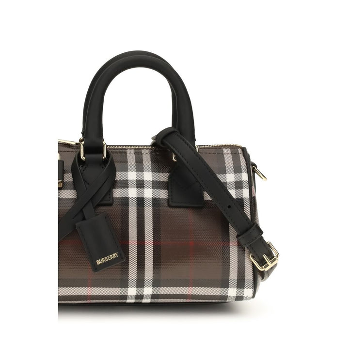 Burberry Brown Cotton Handbag