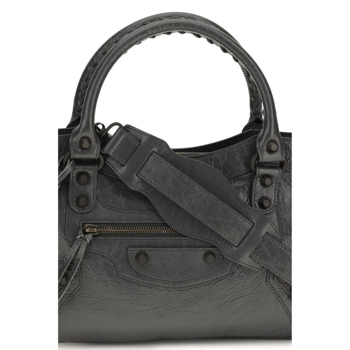 Balenciaga Gray Lamb Ovis Aries Shoulder Bag