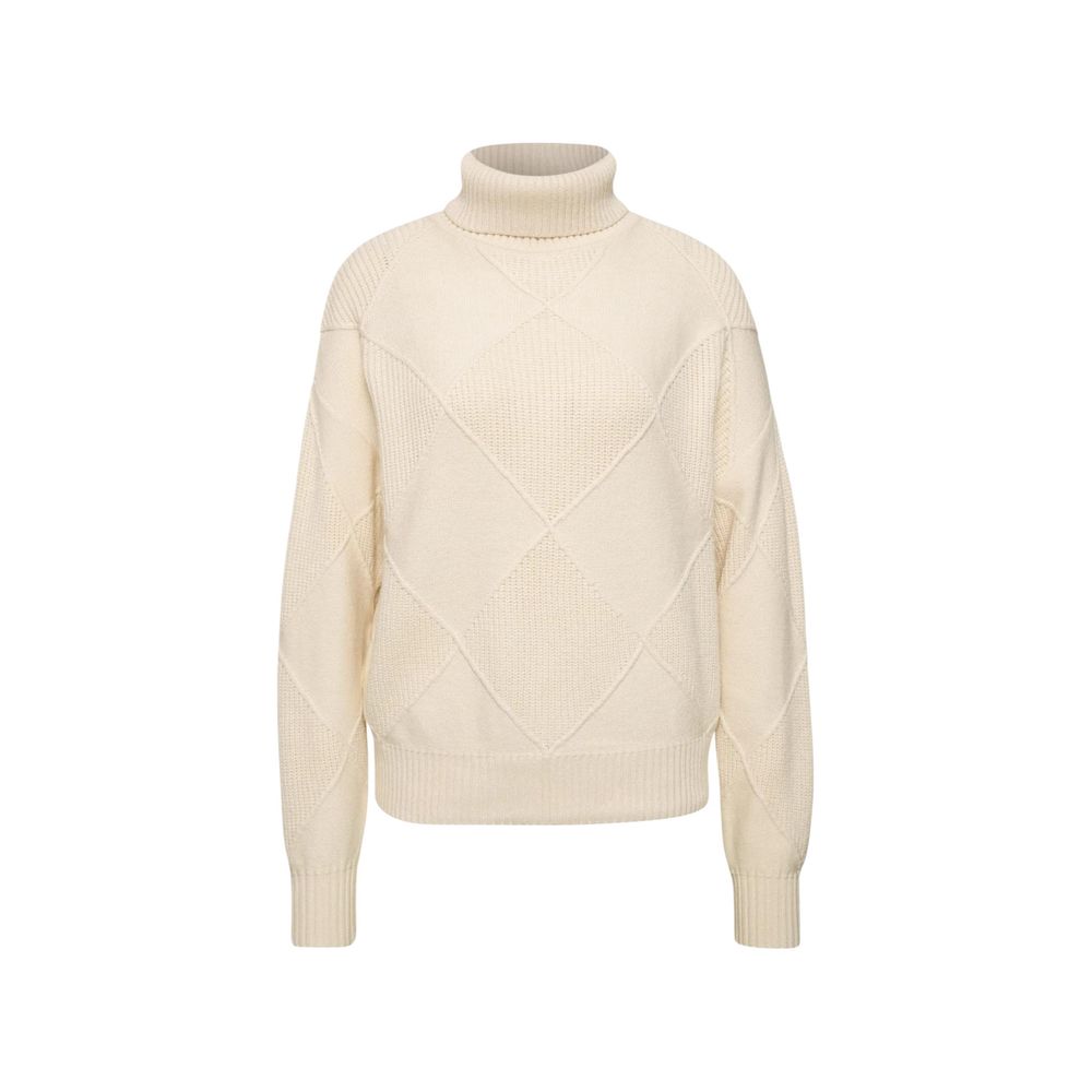 Street One Cream Viscose Turtleneck