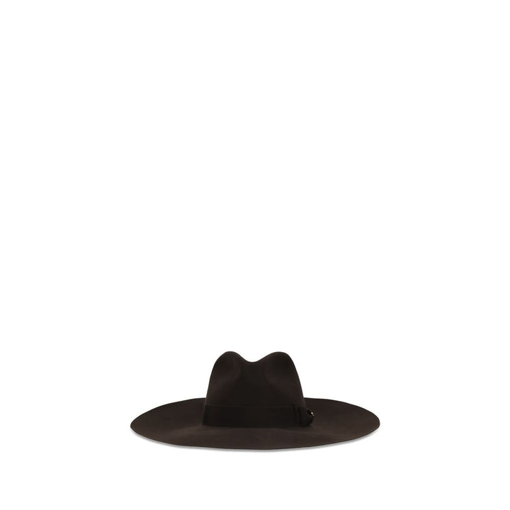 Valentino Garavani Brown Fabric Fedora