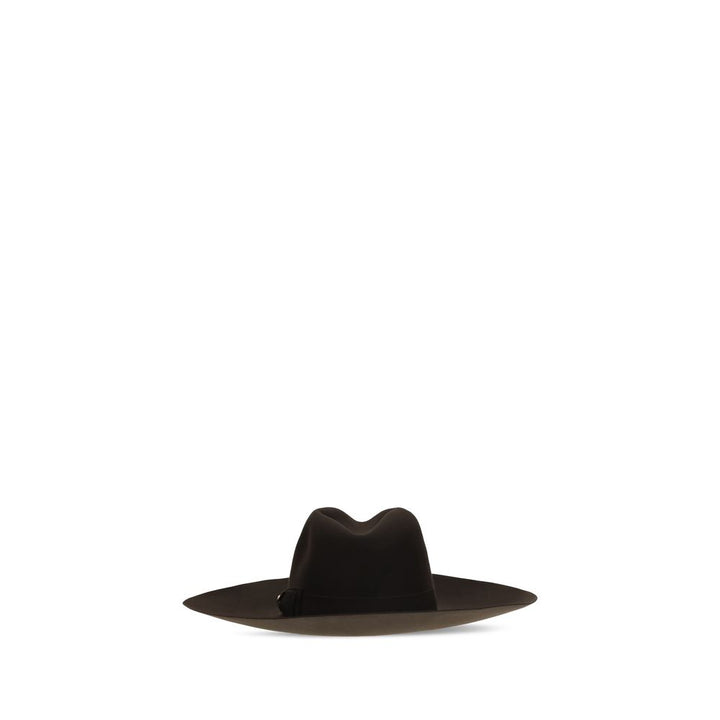 Valentino Garavani Brown Fabric Fedora