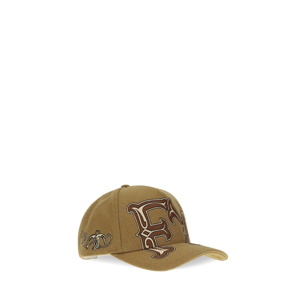 PDF Channel Brown Wool Oves Aries Cap (Baseball Hat)