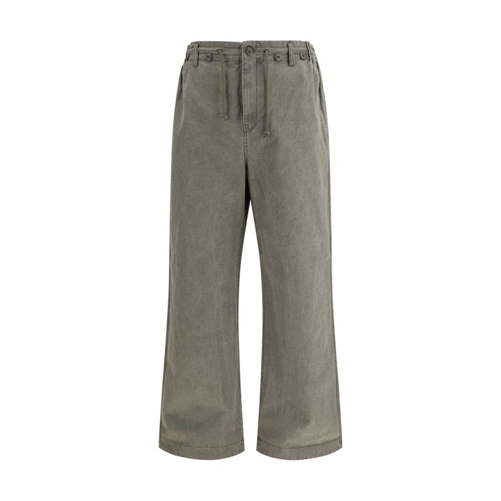 Golden Goose Bicolor Cotton Casual Pants
