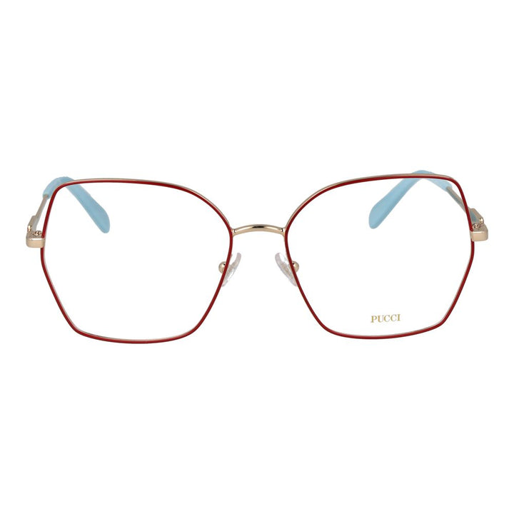 Emilio Pucci Red Metal Glasses (Frames)