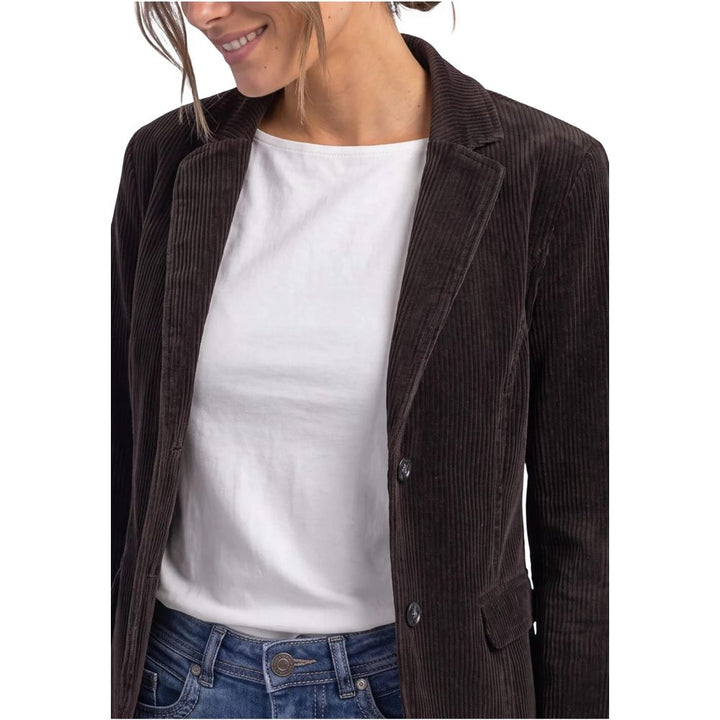 Street One Brown Cotton Blazer