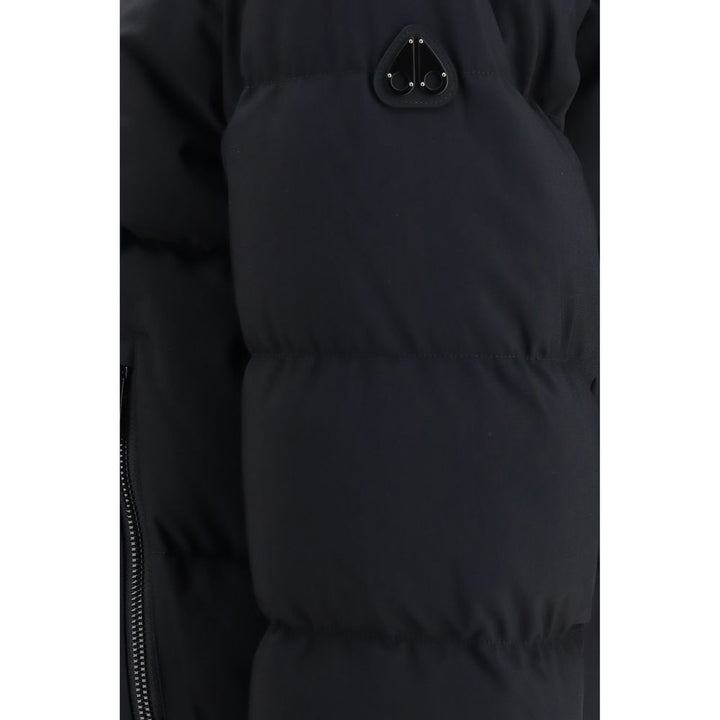 Moose Knuckles Black Nylon Bomber