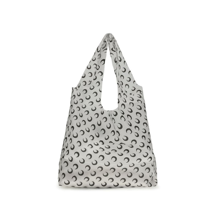 Marine Serre White Polyurethane Shoulder Bag
