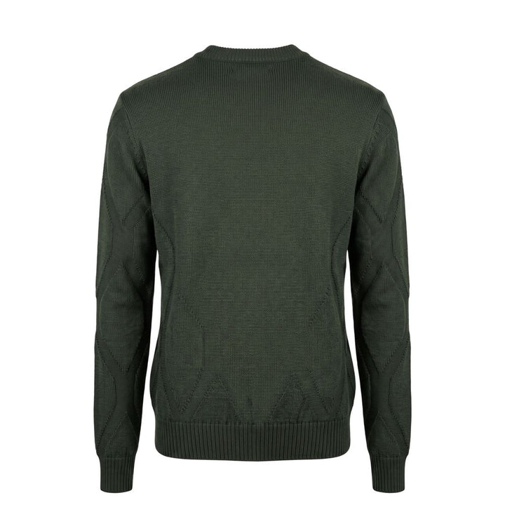 Roberto Pepe Luxury Green Wool Men's Sweater