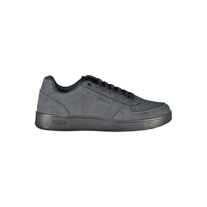 Gas Blue Polyurethane Men's Sneaker