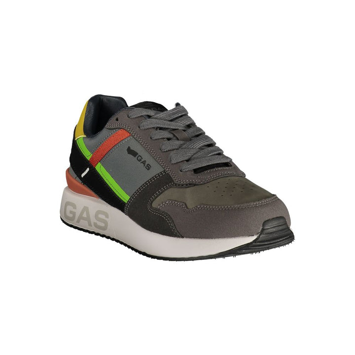 Gas Grigio Polyurethane Uomo Sneaker