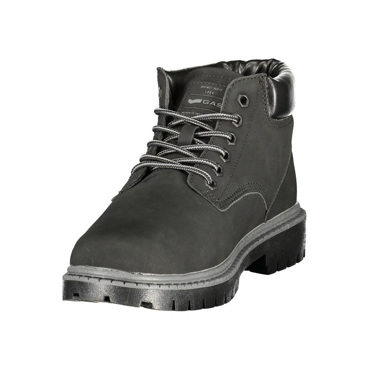 Gas Black Polyurethane Men's Boot