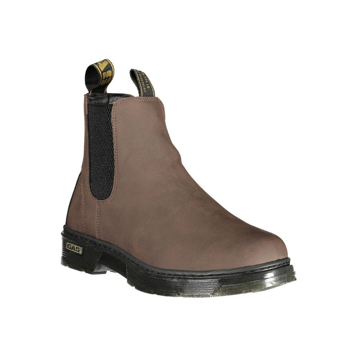 Gas Brown Polyurethane Women's Bootie