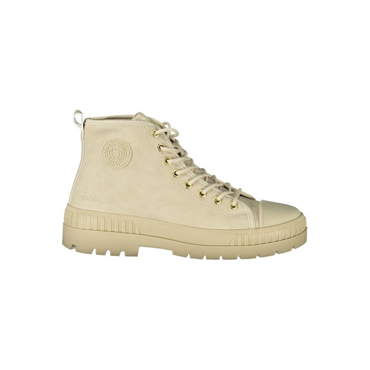 U.S. POLO ASSN. Beige Polyurethane Women's Boot