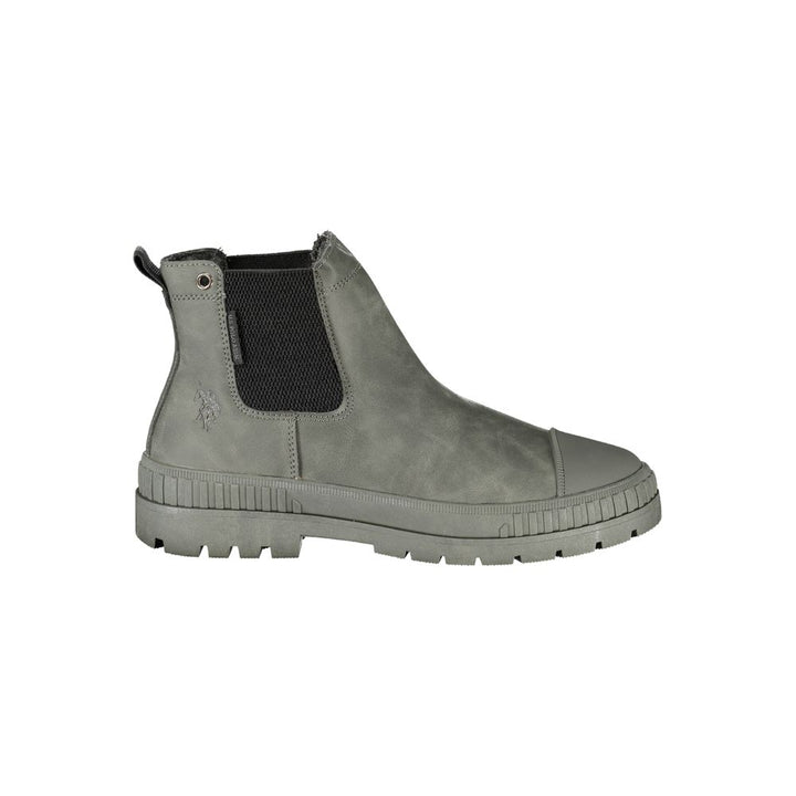 U.S. POLO ASSN. Grey Polyurethane Men's Boot