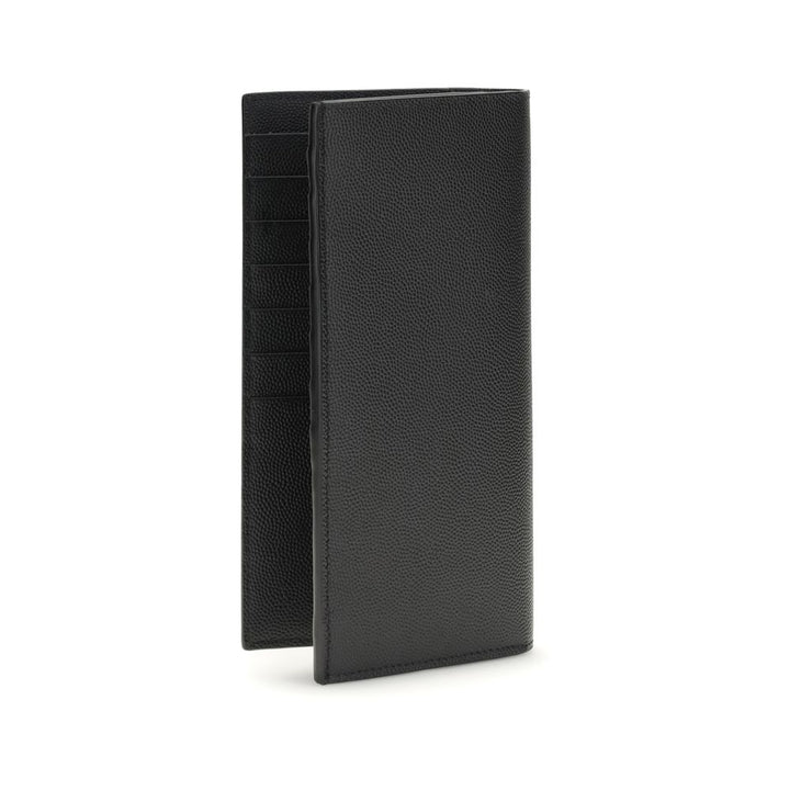 Saint Laurent Black Calf Leather Bos Taurus Wallet