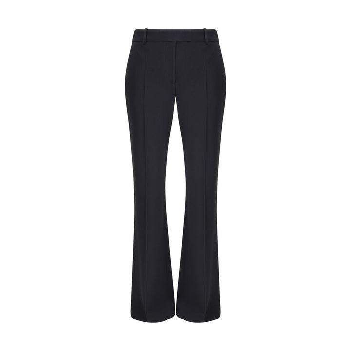 Alexander McQueen Black Acetate Flared Pants