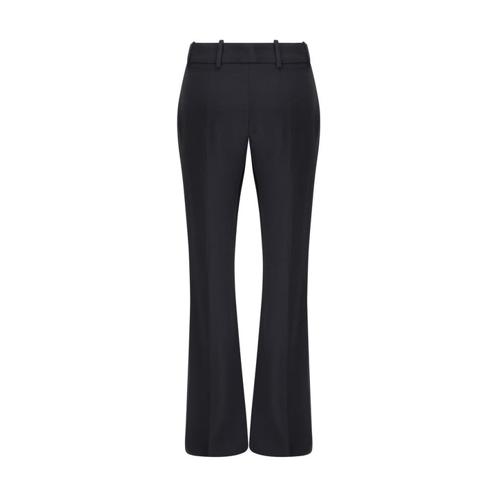 Alexander McQueen Black Acetate Flared Pants