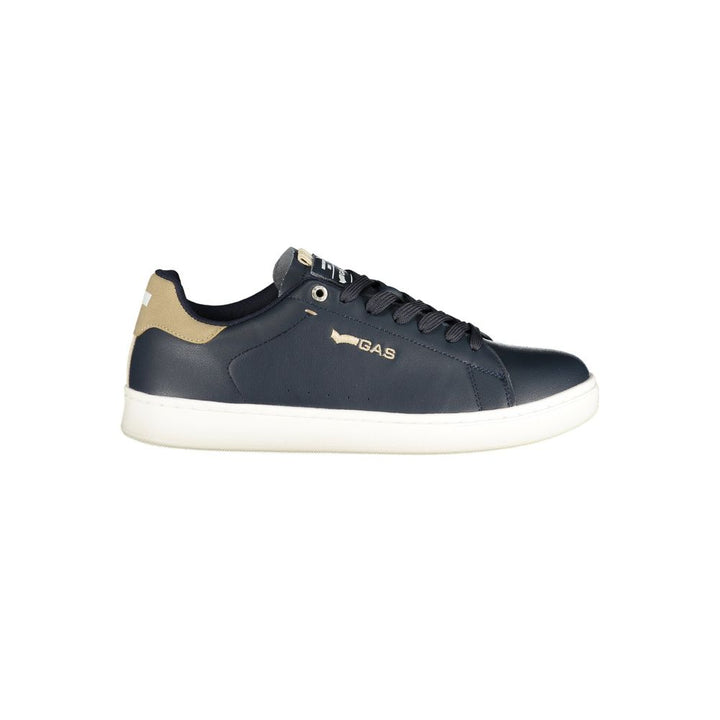 Gas Blu Polyurethane Men's Sneaker
