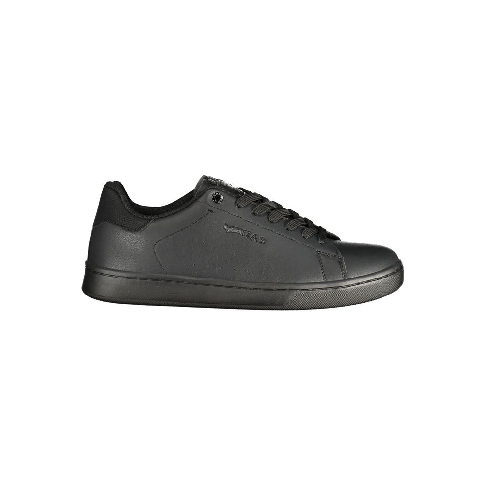 Gas Black Polyurethane Men's Sneaker