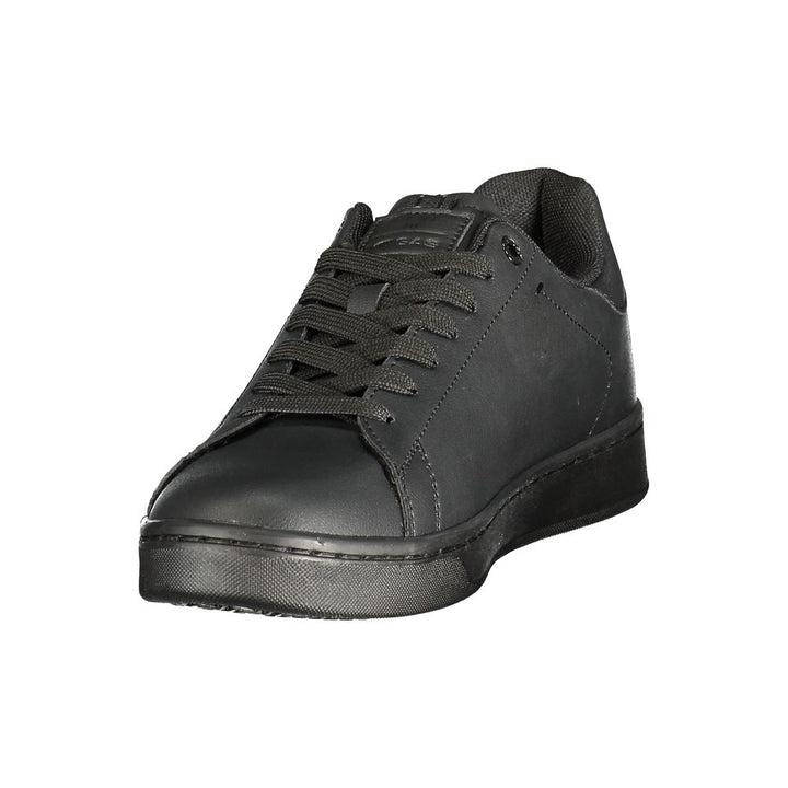 Gas Black Polyurethane Men's Sneaker