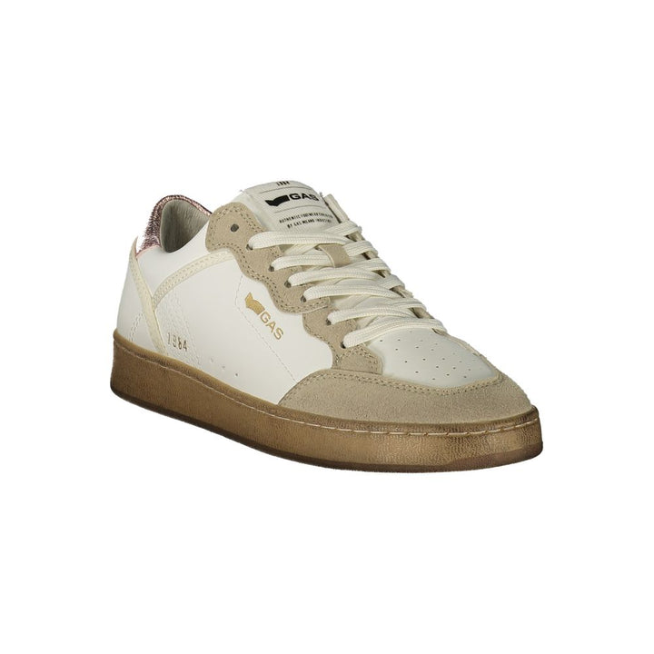 Gas Bianco Polyurethane Women Sneaker