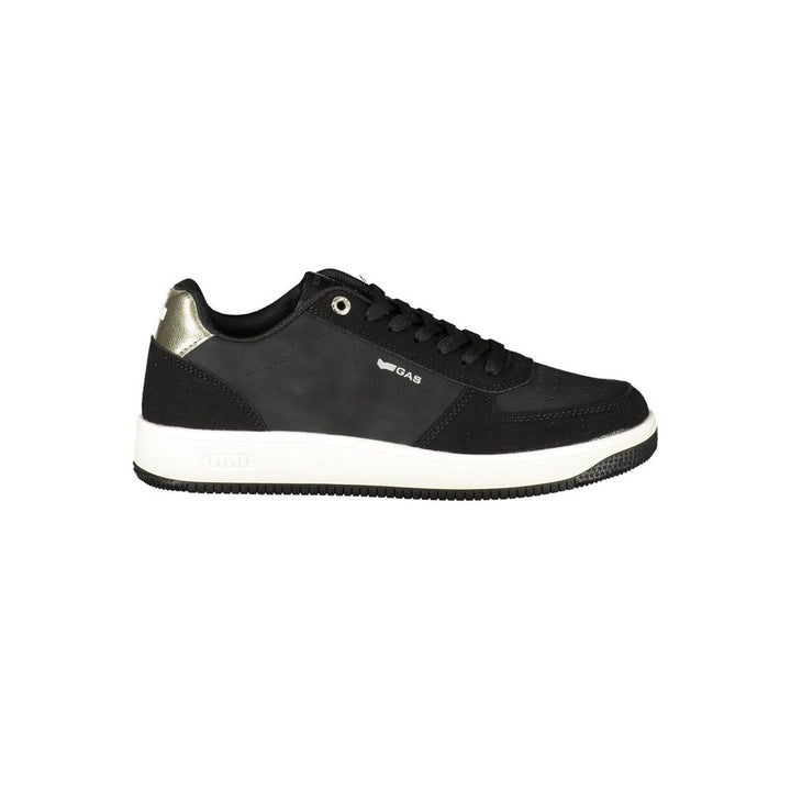 Gas Black Polyurethane Women's Sneakers