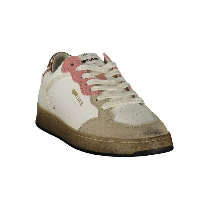 Gas Bianco Poliuretano Donna Sneaker