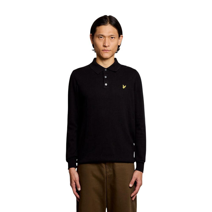 Lyle & Scott Black Cotton Sweatshirt