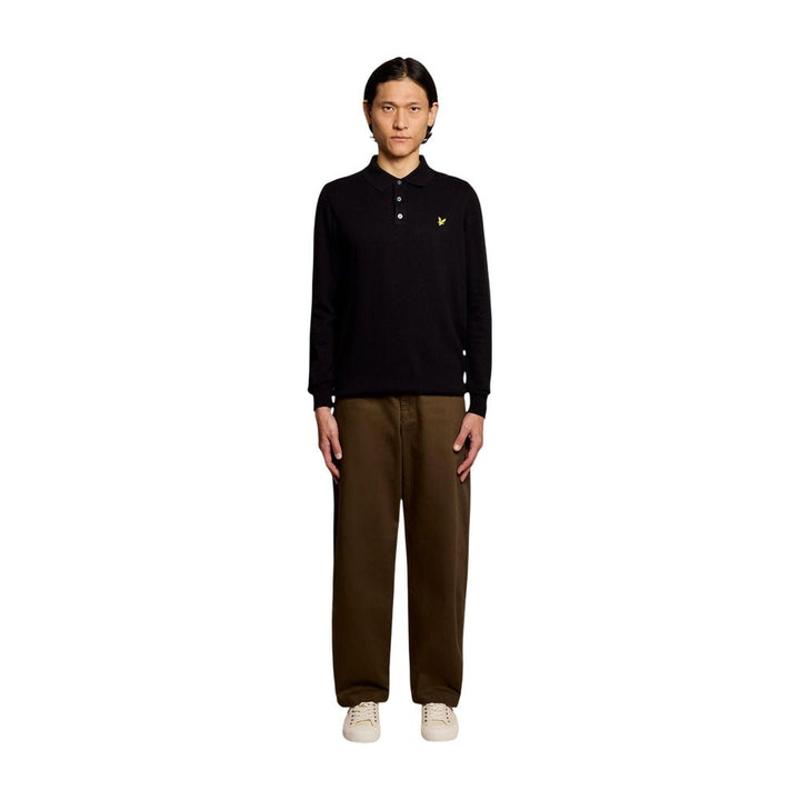 Lyle & Scott Black Cotton Sweatshirt