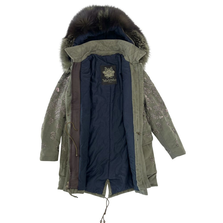 Mr&Mrs Italy Green Cotton Women Jacket