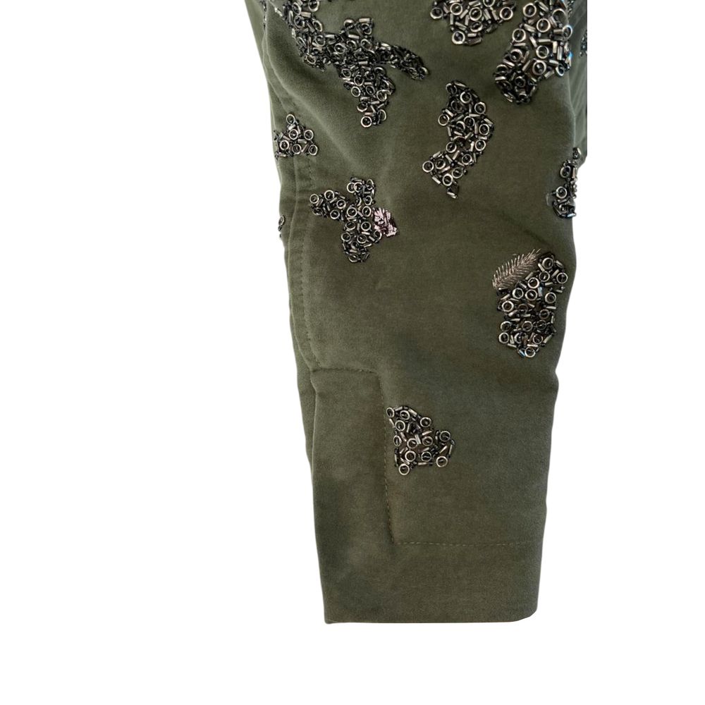 Mr&Mrs Italy Green Cotton Women Jacket