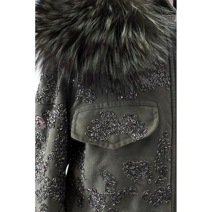 Mr&Mrs Italy Green Cotton Women Jacket