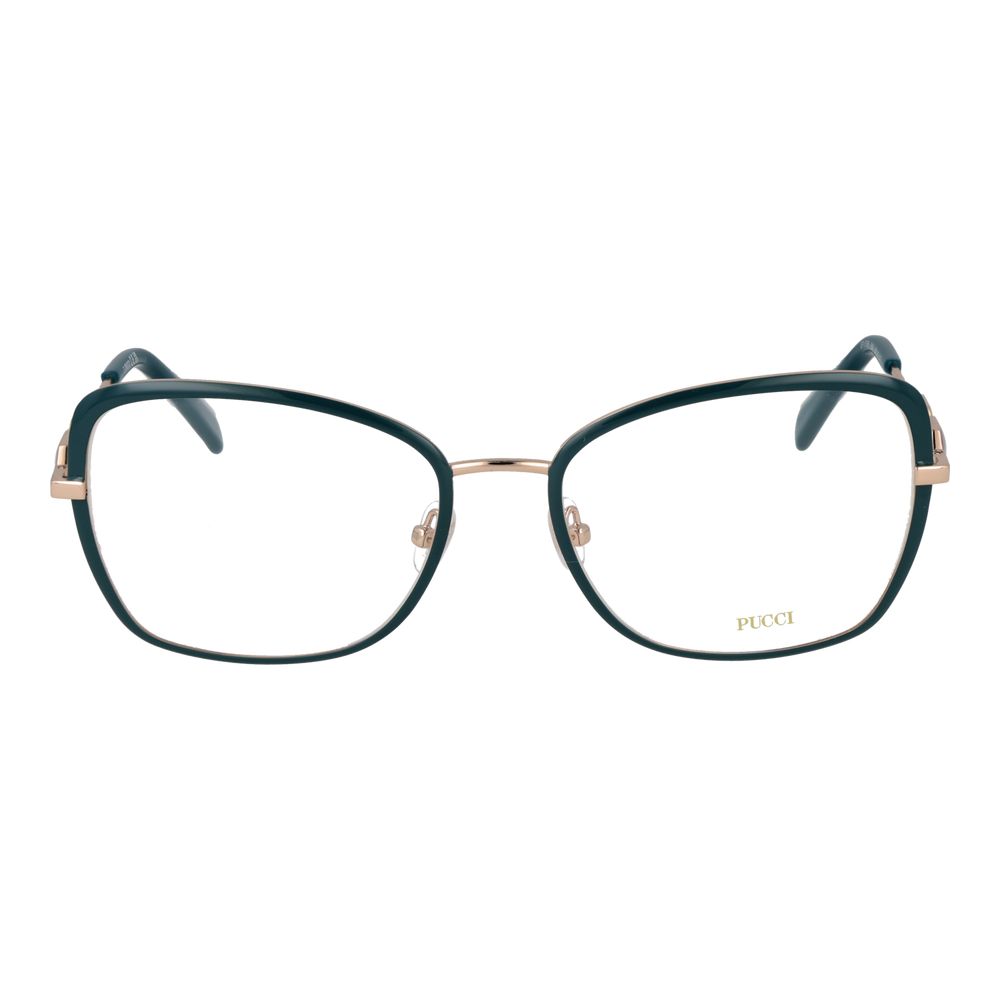 Emilio Pucci Turquoise Metal Glasses (Frames)