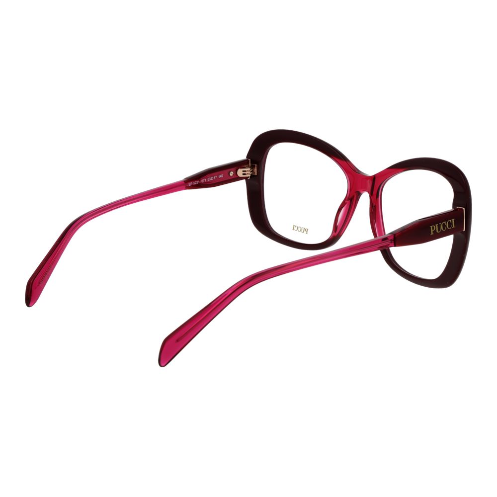 Emilio Pucci Burgundy Acetate Glasses (Frames)