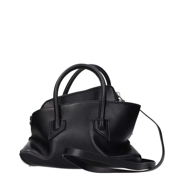The Attico Black Leather Handbag