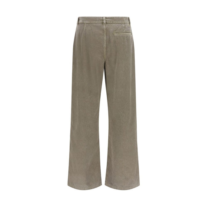 The Row Gray Cotton Casual Pants